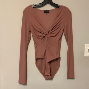 Top shop mauve bodysuit